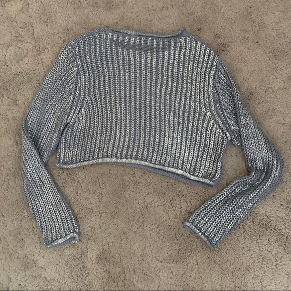 Zara Metallic Thread Knit Sweater - Picture 3 of 5
